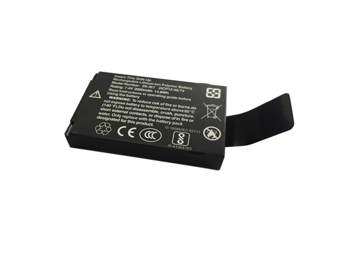 batteria di 7.4V PAC, intelaiatura di Ion Polymer Battery With Plastic del litio 2000mAh